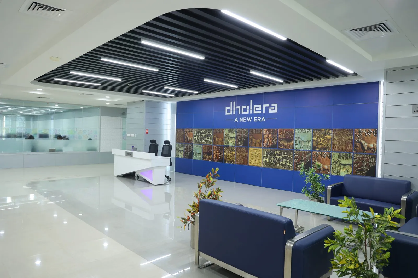 Inside the integrated command and control centre at Dholera